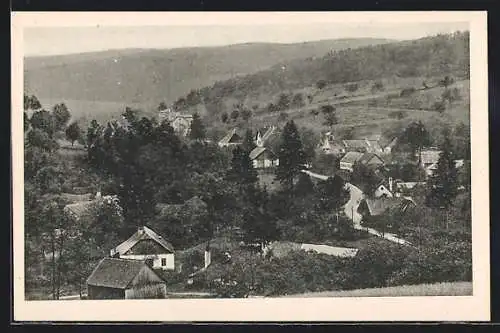 AK St. Andrä-Wördern, Unt.-Kirchbach im Wienerwald, Ortsansicht aus der Vogelschau