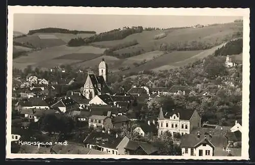 AK Kirchschlag /NÖ, Ortsansicht aus der Vogelschau