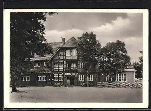 AK Hanstedt / Hbg., Gasthaus Zum Dorfkrug