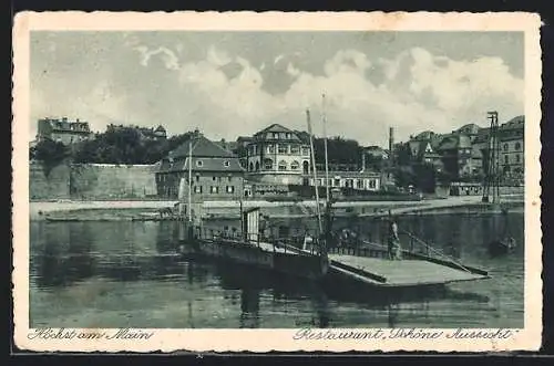 AK Höchst / Main, Restaurant Schöne Aussicht