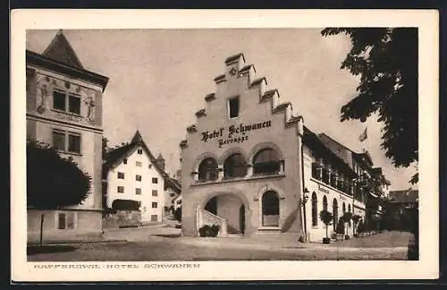 AK Rapperswil, Das Hotel Schwanen, mit Restaurant