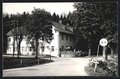 AK Gruberau /Wienerwald, Gastwirtschaft z. Schuastanazl, Bes. Franz Ulm