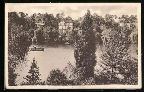 AK Berlin-Grunewald, Partie am Königsee