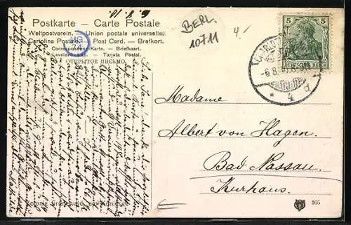 AK Berlin-Grunewald, Partie am Königsee