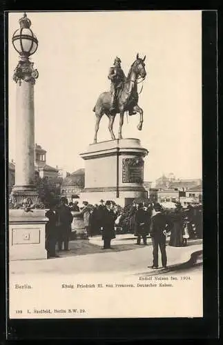 AK Berlin, Denkmal König Friedrichs III. von Preussen