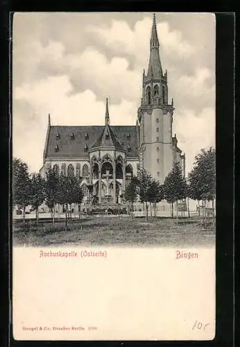 AK Bingen / Rhein, Die Ostseite der Rochuskapelle