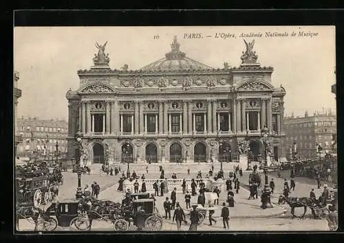 AK Paris, Opéra Garnier, Academie Nationale de Musique