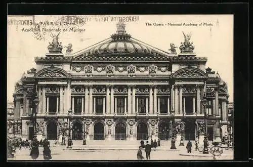 AK Paris, Opéra Garnier, Academie Nationale de Musique