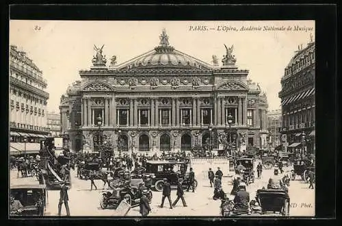 AK Paris, L`Opéra Garnier, Academie Nationale de Musique