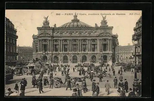 AK Paris, L`Opéra, Academie Nationale de Musique