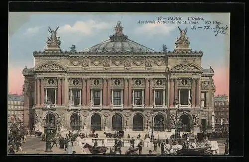 AK Paris, L`Opéra, Academie Nationale de Musique