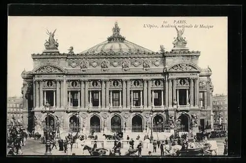 AK Paris, L`Opéra Garnier, Academie Nationale de Musique