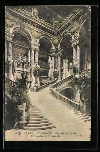 AK Paris, Theatre National de l`Opéra, L`Escalier d`Honneur