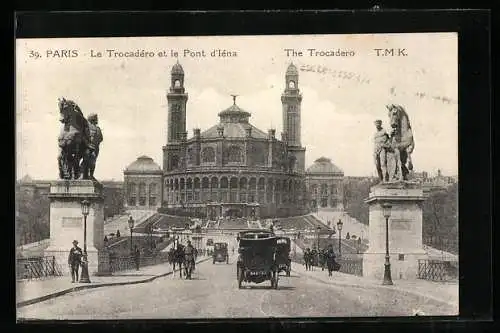 AK Paris, Le Trocadéro et le Pont d`Iéna