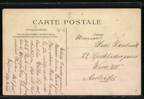 AK Paris, Le Trocadéro, Perspective