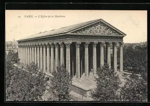 AK Paris, Église de la Madeleine