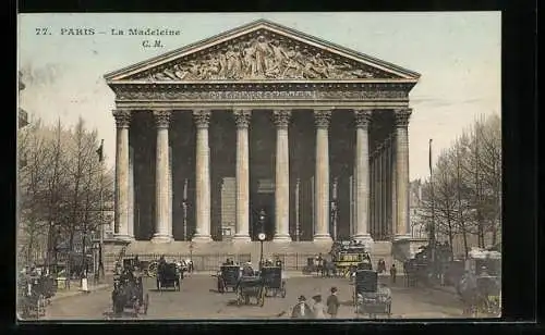 AK Paris, Église de la Madeleine