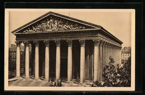 AK Paris, Église de la Madeleine, Blick von oben