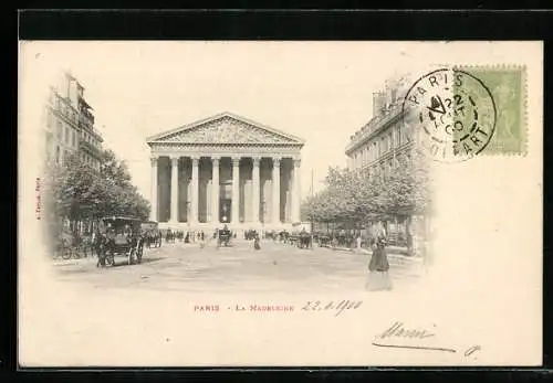 AK Paris, Église de la Madeleine