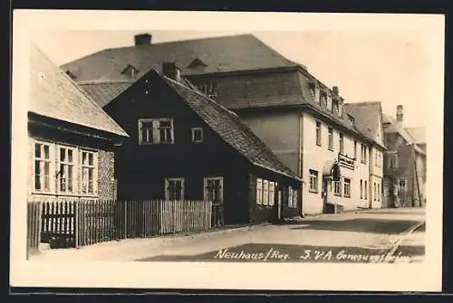AK Neuhaus / Rwg., Blick auf das Genesungsheim