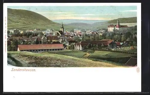AK Sondershausen / Thüringen, Gesamtansicht