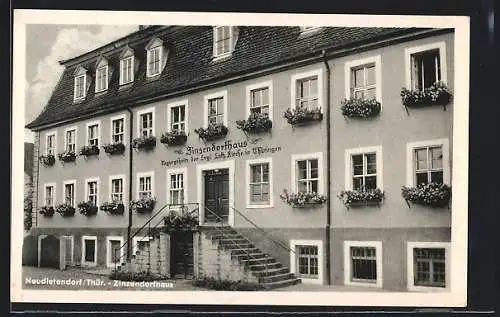 AK Neudietendorf / Thüringen, Das Zinzendorfhaus