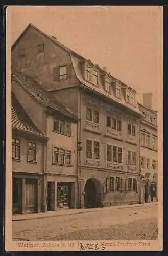 AK Weimar / Thür., Kirms-Krackow-Haus in der Jakobstr. 10