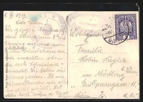 AK Gaming, Blick auf Raneck am Oetscher