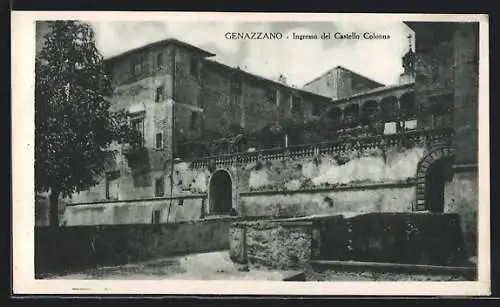 AK Genazzano, Ingresso del Castello Colonna