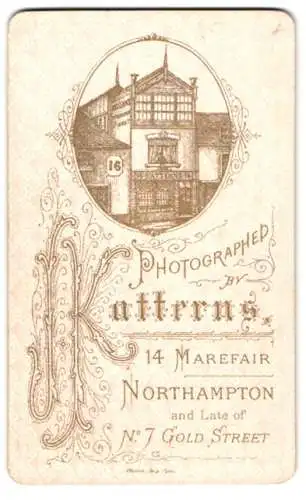 Fotografie J. Kattners, Northampton, 7 Gold Street, Ansicht Northampton, Blick auf das Ateliersgebäude