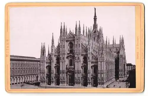 Fotografie Römmler & Jonas, Dresden, Ansicht Milano, Blick nach dem Dom, Il Duomo