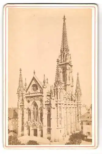 Fotografie Ad. Braun & Cie, Dornach, Ansicht Mulhouse, die St. Etienne Kirche