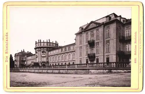 Fotografie Römmler & Jonas, Dresden, Ansicht Biebrich, Schloss Biebrich