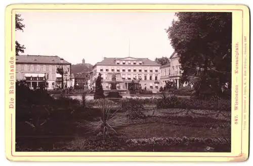 Fotografie Römmler & Jonas, Dresden, Ansicht Wiesbaden, Blick nach dem Kursaalplatz