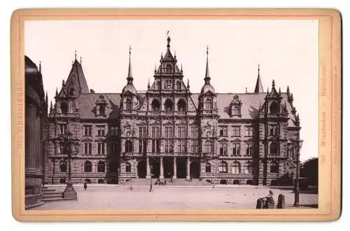 Fotografie Römmler & Jonas, Dresden, Ansicht Wiesbaden, Blick nach dem Rathaus