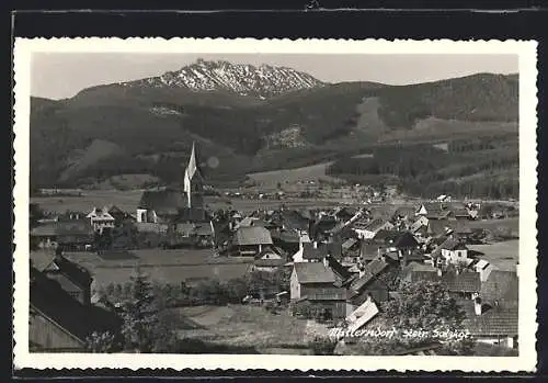 AK Bad Mitterndorf, Ortsansicht mit Kirche