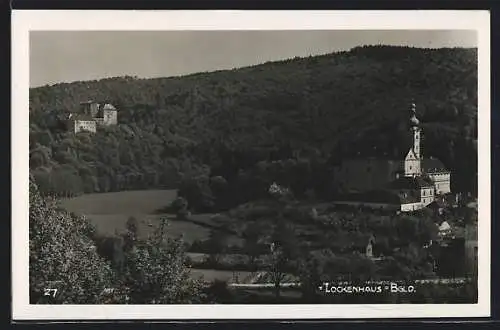 AK Lockenhaus, Ortsansicht mit Kirche