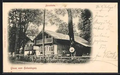 AK Neukirchen / Heiligenblut, Diensthütte auf dem Hohenbogen