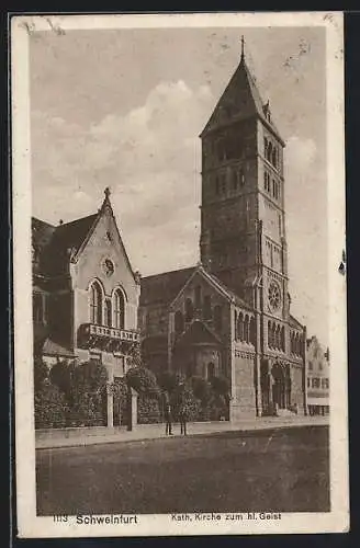 AK Schweinfurt, Kath. Kirche zum hl. Geist