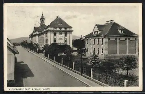 AK Wiener Neustadt, Blick zur Artillerie-Kaserne