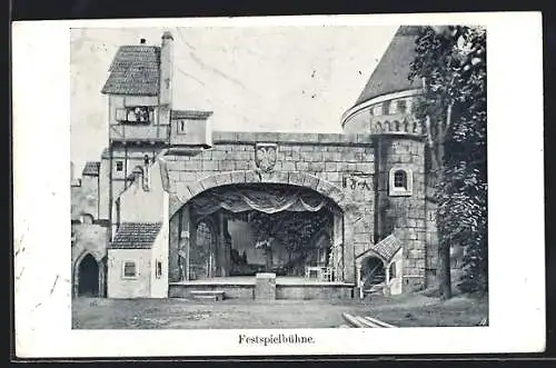 AK Krems a. Donau, Die Festspielbühne zu den Historischen Festspielen 1906