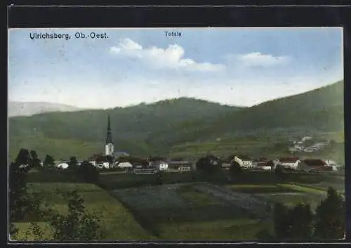 AK Ulrichsberg /Ob.-Oest., Totalansicht mit Umgebung von oben