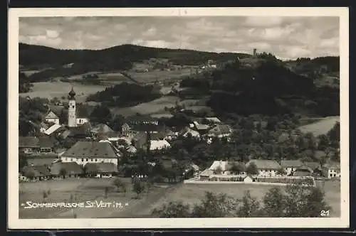 AK St. Veit im Mühlkreis, Totalansicht