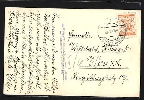 AK Vöcklamarkt /Ob. Oest., Ortsansicht mit Kirche