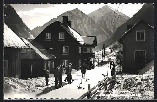 AK Kleinsölk-Hinterwald, Gasthaus zum schwarzen See