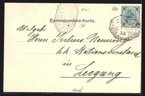 AK Kufstein, Denkmal am Oberen Stadtplatz