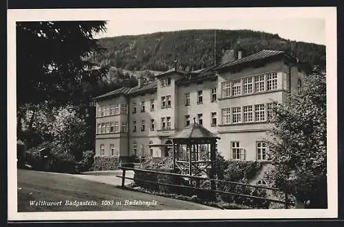 AK Badgastein, Blick auf das Badehospiz