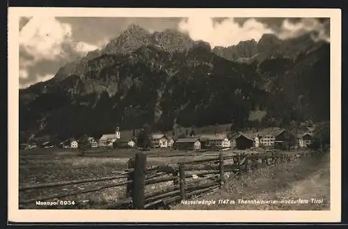 AK Nesselwängle /Tirol, Ortsansicht im Thannenheimertal