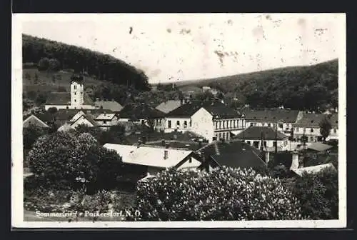 AK Purkersdorf /N.-Ö., Teilansicht aus der Vogelschau