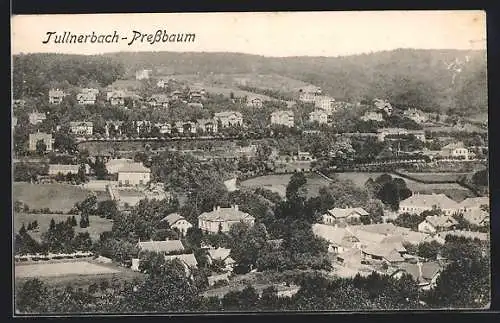 AK Tullnerbach-Pressbaum, Gesamtansicht aus der Vogelschau